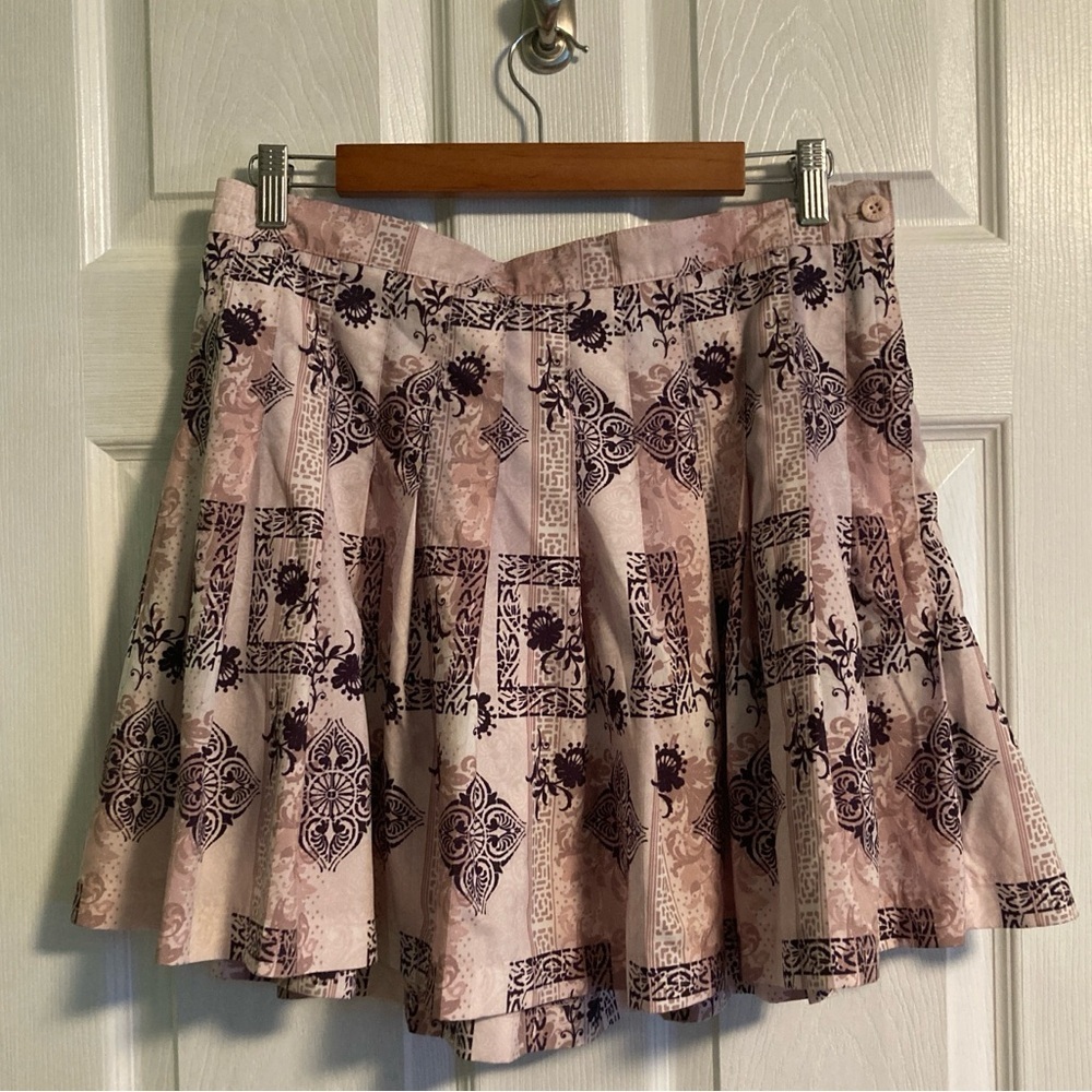 Vintage Prince Practice Gear pink pleated mini athletic tennis skirt size 16